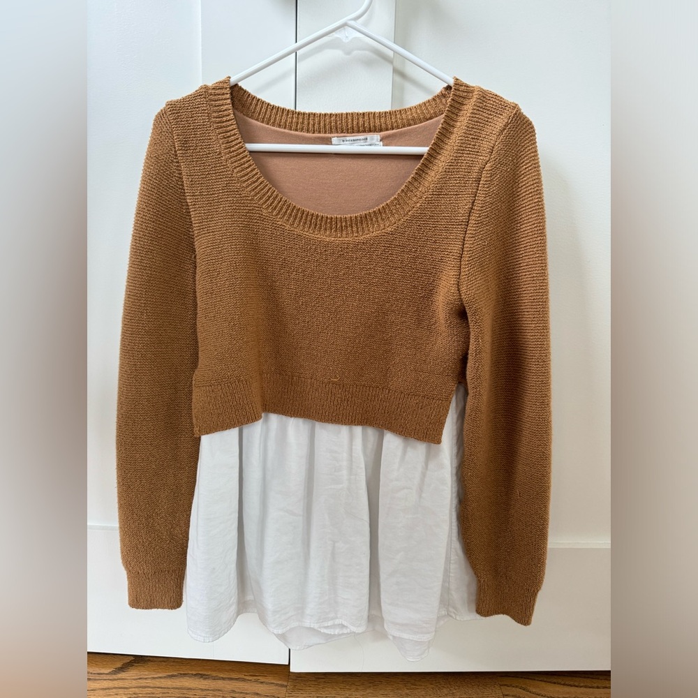 Anthropologie twofer sweater